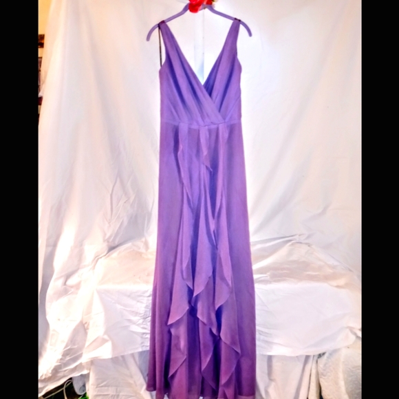 White by Vera Wang Dresses & Skirts - Never worn! White by Vera Wang purple gown size 12